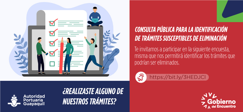 Consulta pública para la identificación de trámites susceptibles de eliminación
