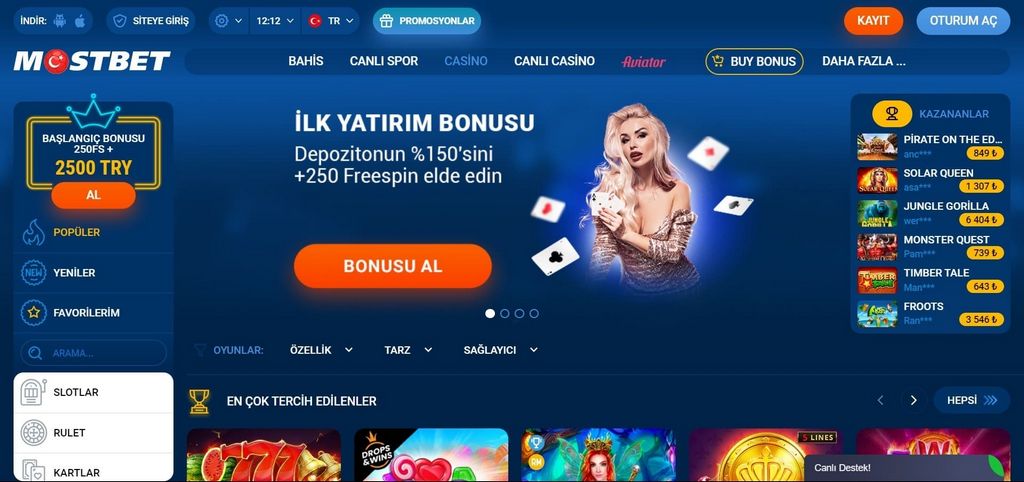 Mostbet México: Casino y Apuestas